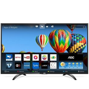 Smart TV AOC Roku LED 32 polegsadas HD Wi-Fi Digital Noise Reduction 32S5195