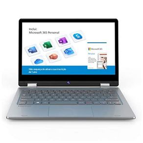 Notebook Positivo 2 em 1 Duo C4128C Intel Celeron 4GB 128GB 11.6