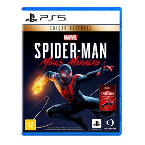 Game Spider-Man Miles Morales Edição Ultimate para Playstation 5 Sony ps5